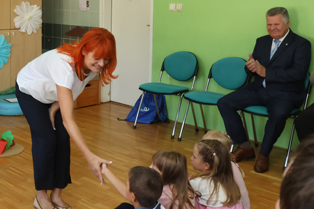 SPREJEM PRVOŠOLČKOV UNEC 04 FOTO LJUBO VUKELIČ